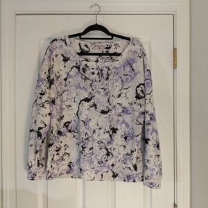 Juicy Couture watercolor Pullover size large